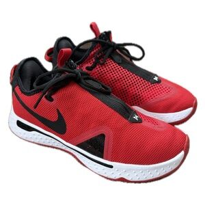 Nike PG 4 TB Basketball Shoes University Red Size 9 CK5828-600